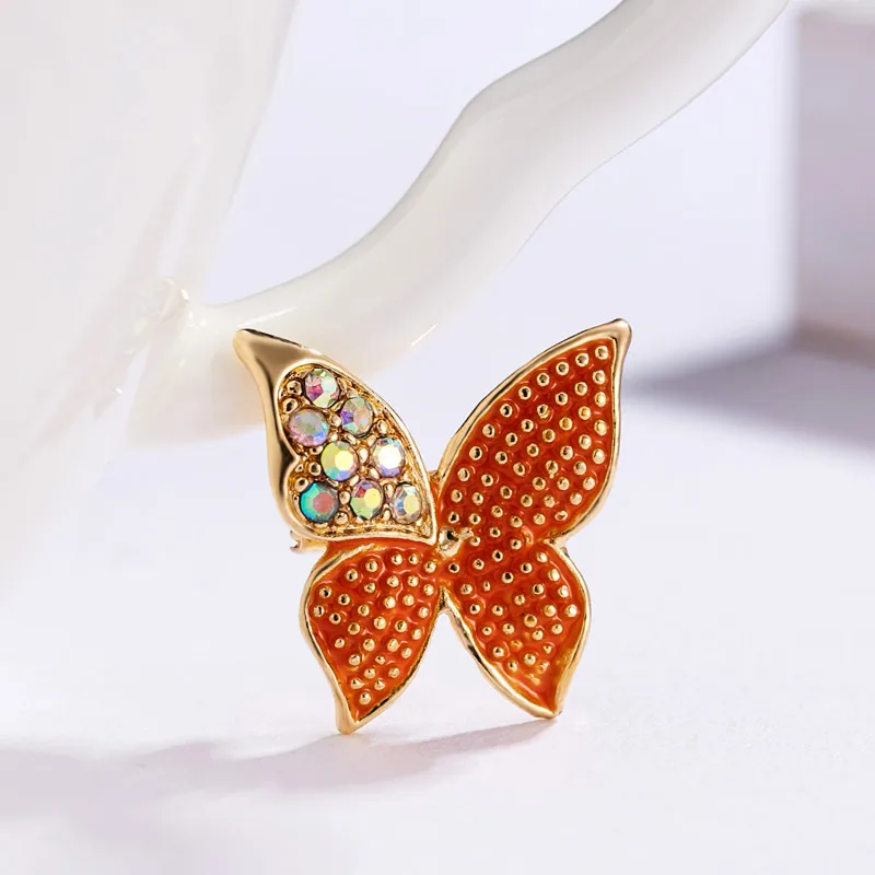 Новая летняя картина маслом Кристалл Броши для женщин вишня клубника Примечание