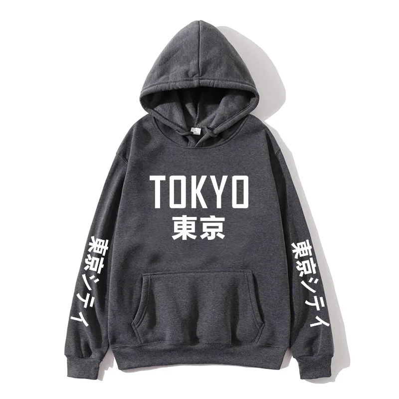 2020 New Japan Harajuku Hoodies Tokyo City Printing Pullover Sweatshirt Casual Hip Hop Streetwear off white Male Tops 3XL | Мужская