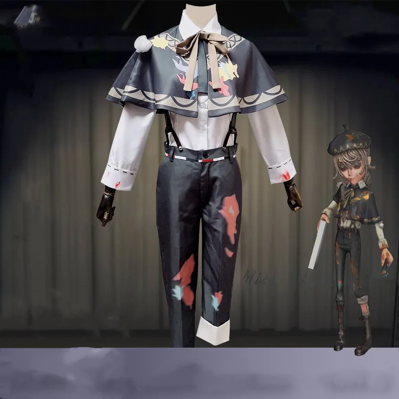

Game Identity V Survivor Edgar Valden Painter Cosplay Costume Palette Skin Uniforms Outfit Halloween Christmas Fancy Party Dress