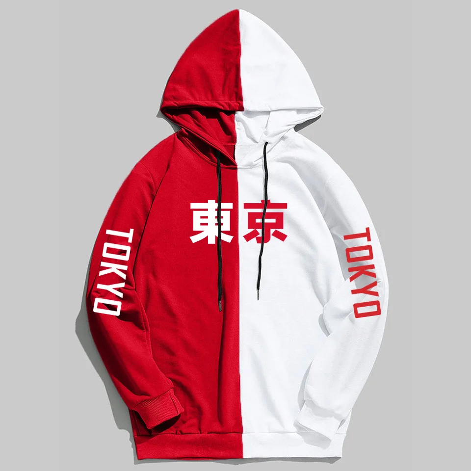 

2019 Japanese New Arrival Cool Tokyo City Printing Harajuku Pullover Hoodies Hip Hop Thin Sweatshirt Hoodie Sportswear Hombre