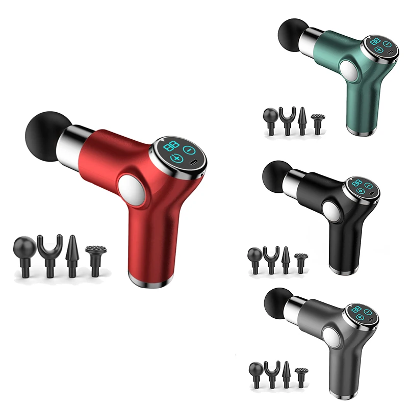 

LCD Fascia Mini Portable Massage Stick Fitness Body Massage Relaxation Muscle Massager Pain Relief