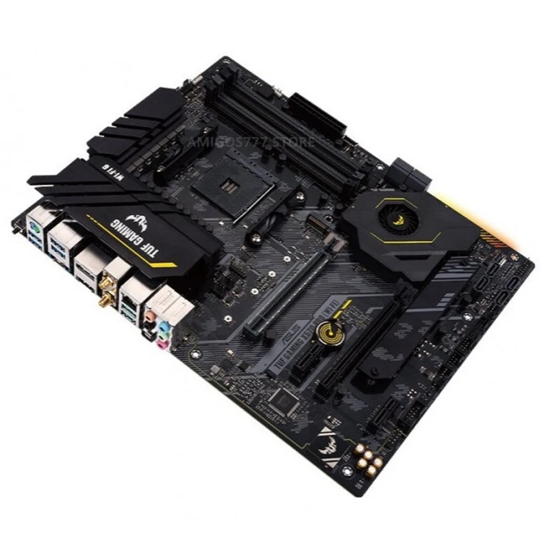 Verkauf Buchse AM4 Asus TUF GAMING X570-PRO(WI-FI) Motherboard AMD Ryzen DDR4 PCI-E 4,0 128GB USB 3,2 Gen2 CHAI B550 Gaming Placa-mãe AM4