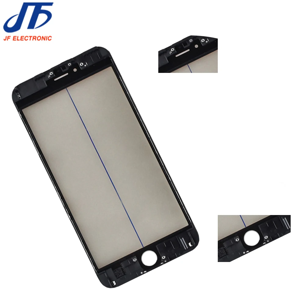Холодный пресс 4 в 1 внешнее стекло переднего экрана + рамка OCA поляризатор Замена