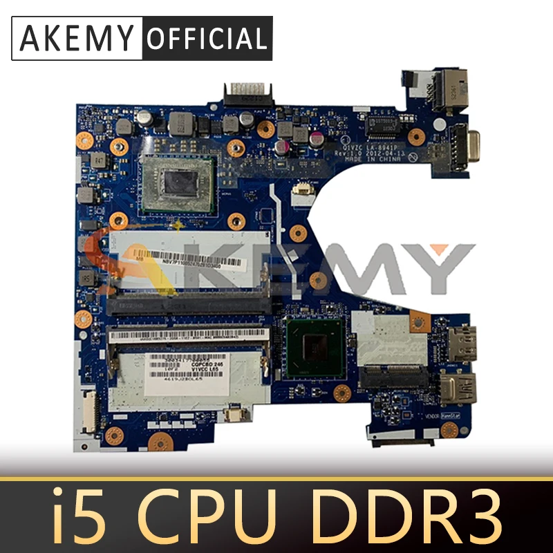 

Для ACER Aspire One 756 V5-131 V5-171 Материнская плата ноутбука Q1VZC LA-8941P материнская плата с Intel i5 Процессор DDR3 100% полностью протестирована