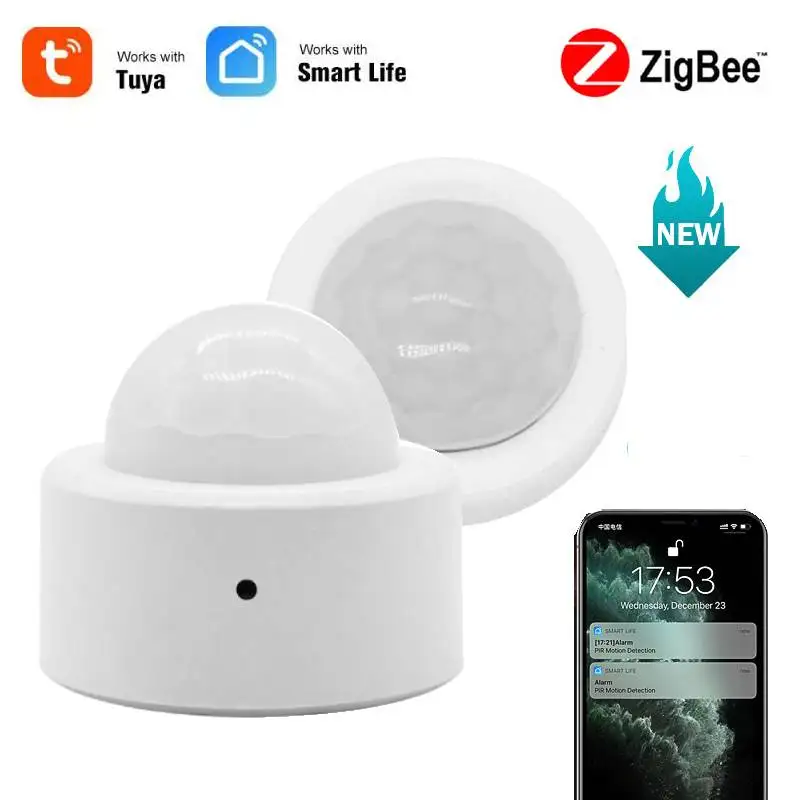 

Датчик человеческого тела Tuya Zigbee, умный датчик для дома, система охранной сигнализации, умный PIR датчик движения