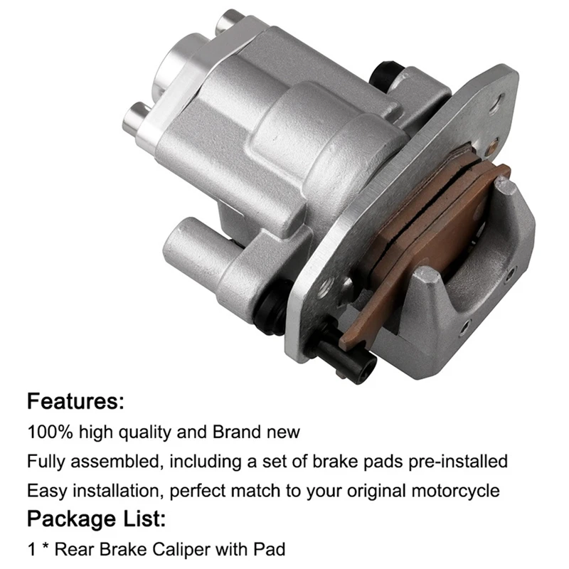 Rear Brake Caliper for 2006-2012 Yamaha ATV Raptor 700 700R with Pads Accessories | Автомобили и мотоциклы