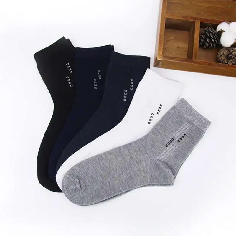 

5 Pair Winter Spring Men's Socks Warm Comfortable Man Socks Male Casual Business Calcetines Meias Thick Warm Durable Cotton Sock
