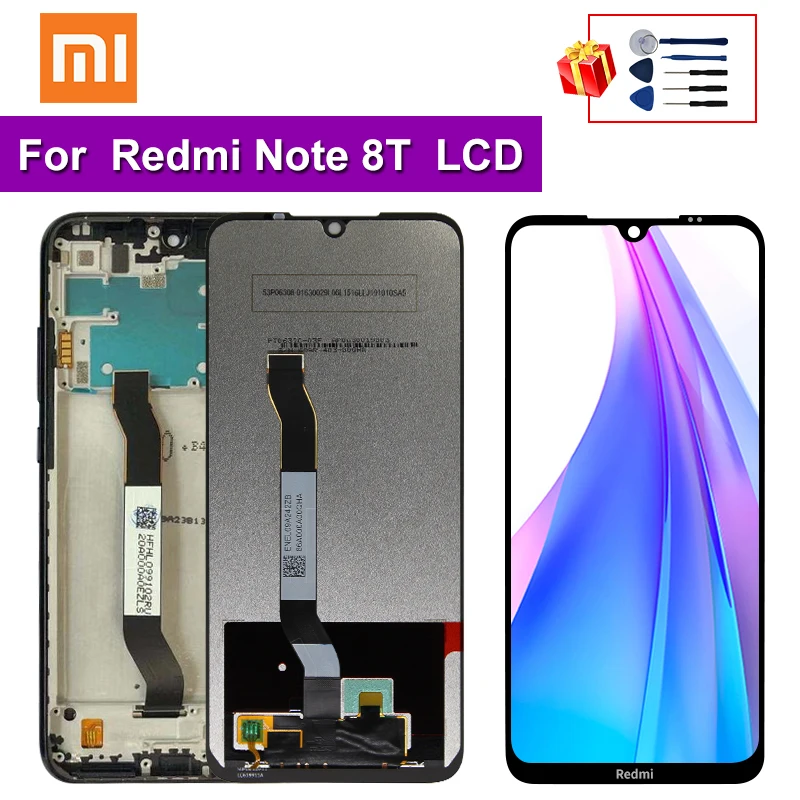 ЖК дисплей 6 3 ''для Xiaomi Redmi Note 8T с сенсорным экраном и дигитайзером для запасные