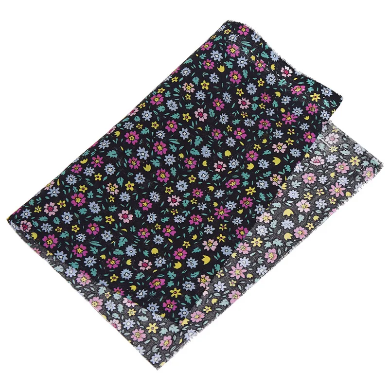 Хлопковая ткань А4 с винтажным цветочным принтом сделай сам лоскутное шитье