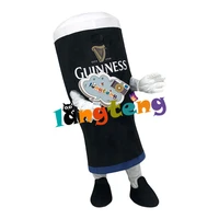 1215 black beer glass mascot costume holiday characteristic adult cosplay cartoon