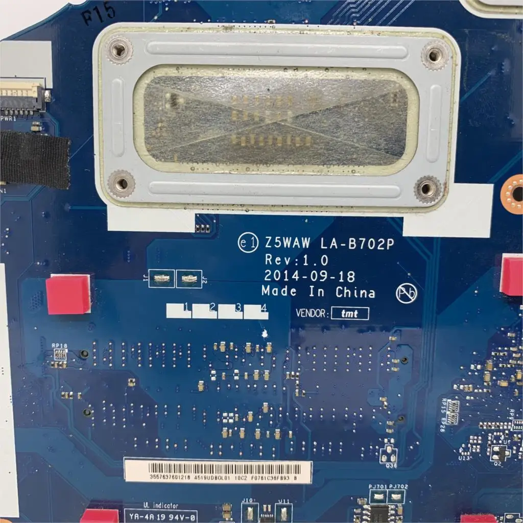 

KEFULA-B702P with GT940M GPU Original Mainboard A5WAH LA-B702P For Acer E5-572G E5-572 NBMQ011001 Laptop Motherboard Test DDR3