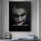 Картина на холсте с изображением злого улыбки Джокера, Картина на холсте с изображением комиксов, настенное украшение, картина для украшения гостиной