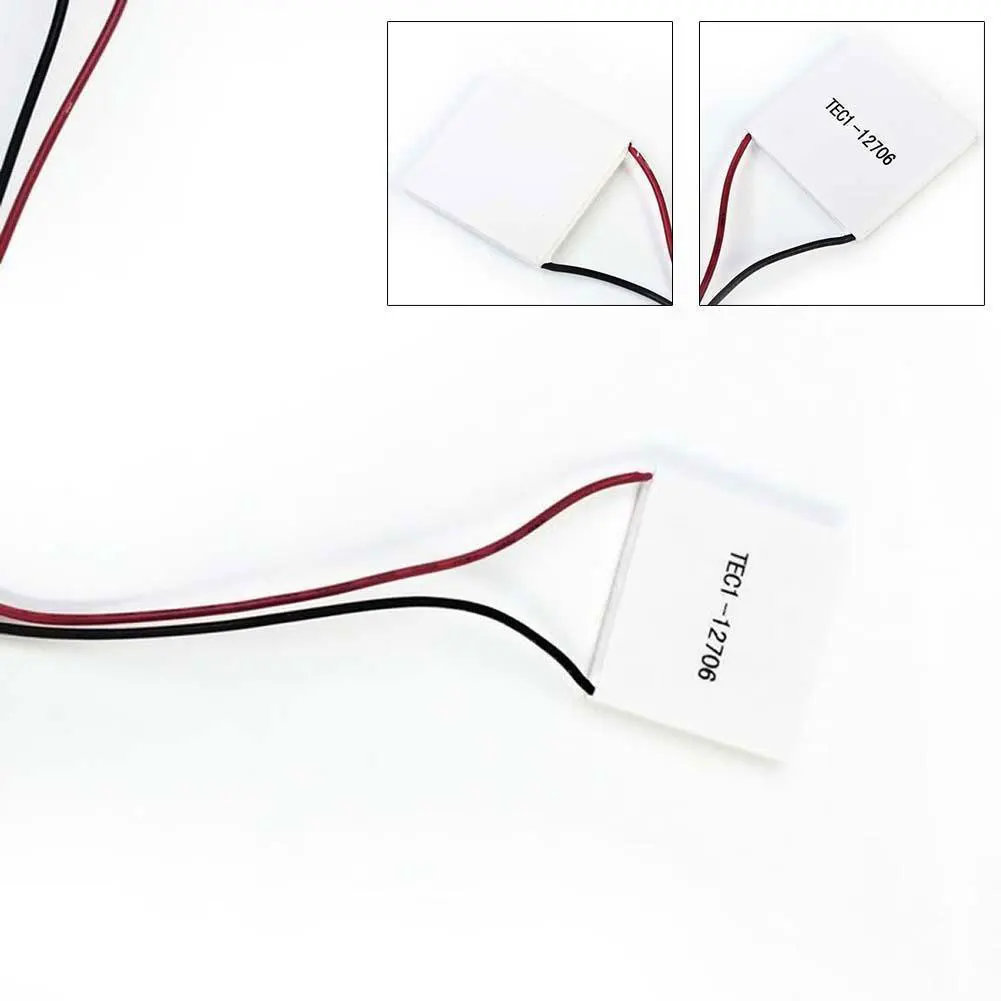 1 шт 12V 60W TEC1 12706 работает от 0 15 2 V постоянного тока и 6A радиатор Термоэлектрический