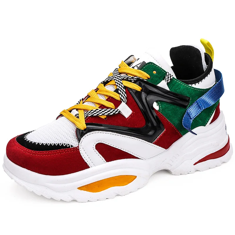 

Spring Summer Couple Breathable All-match Trend Mesh Men Sneakers Wild Casual Platform Running Shoes Men Fashion Sports Footwear