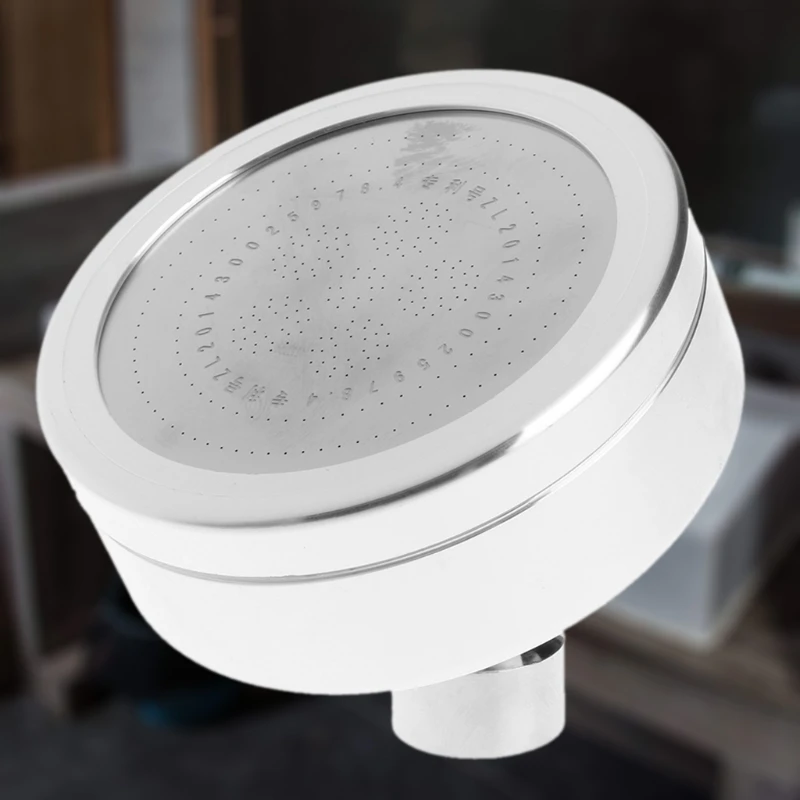 

2021 New Aluminum Space Pressurized Shower Head 3.2inch Nozzle Bathroom Hotel Sprinkler