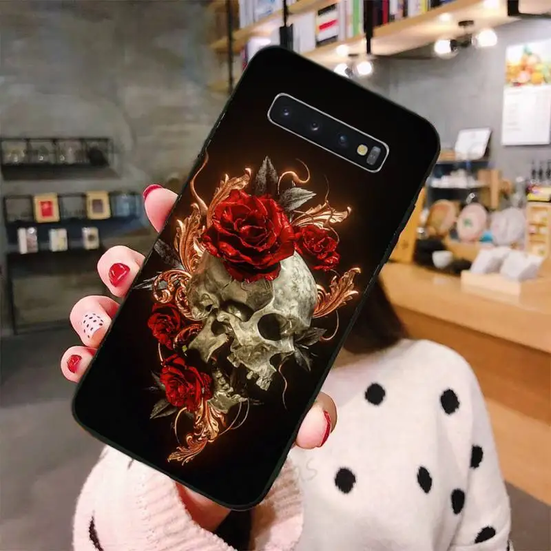 

Dark Wind Metal Skull Phone Case For Samsung A50 A51 A71 A20E A20S S10 S20 S21 S30 Plus ultra 5G M11 funda shell