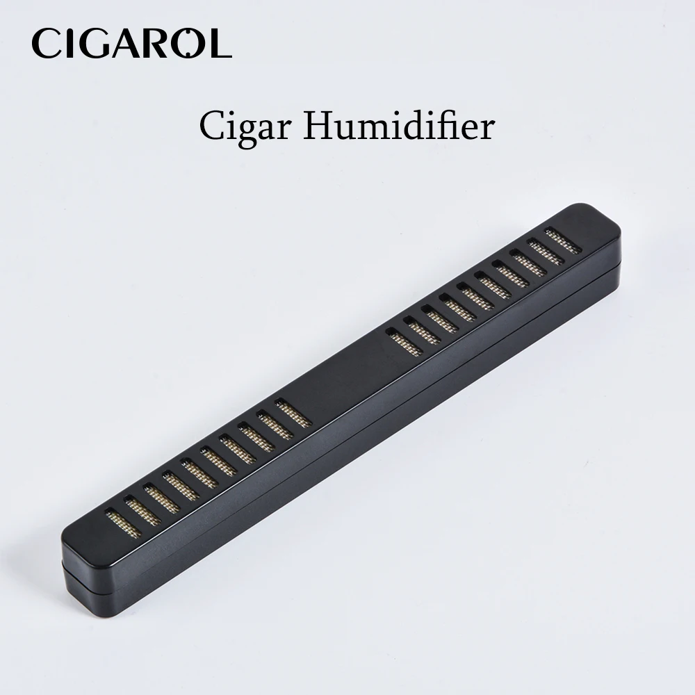 Черный увлажнитель табака CIGAROL для увлажнения сигары прямоугольный воздуха