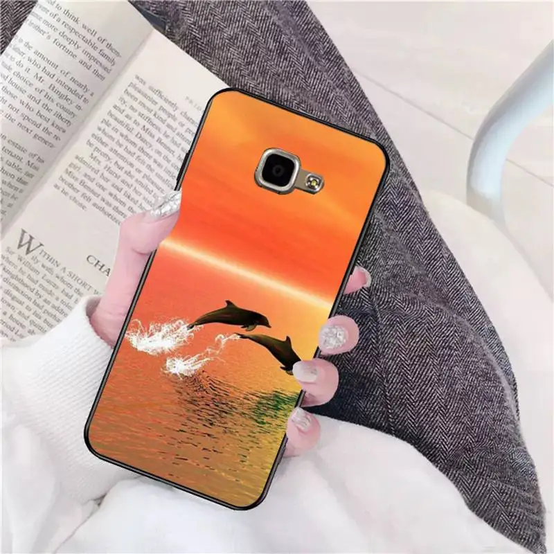 

LJHYDFCNB Dolphin Shape Phone Case For Samsung A 9 10 20 30 40 M20 S 30 31 J5 J5prime 6 7 Plus