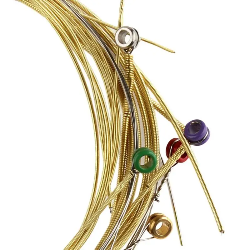 

Orphee 6Pcs/set Acoustic Guitar String Hexagonal core+8% nickel FULL,Bronze Bright tone& Extra light Extra Light Medium