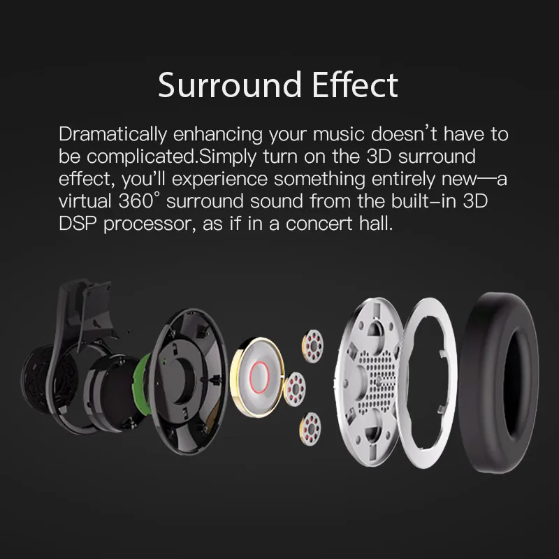 Bluedio U (НЛО) Bluetooth наушники/гарнитура запатентованная 8 драйверы/3D звук/алюминиевый