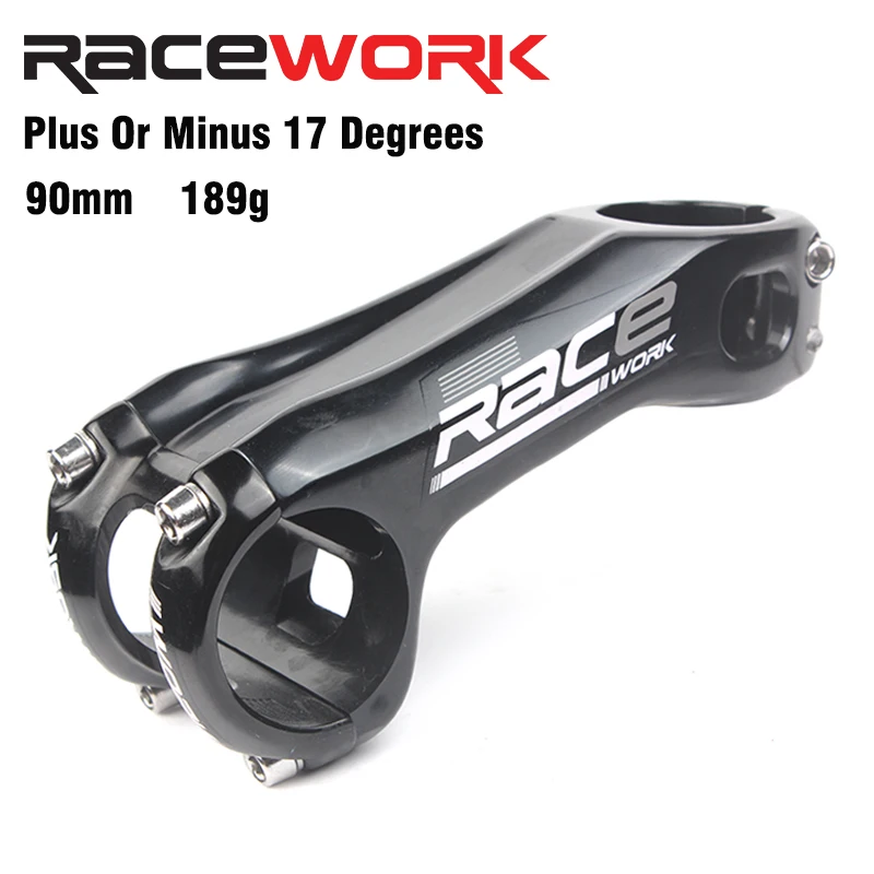 RACEWORK MTB дорожный велосипед стволовых 90 мм 100 Алюминий горный 17 градусов вынос