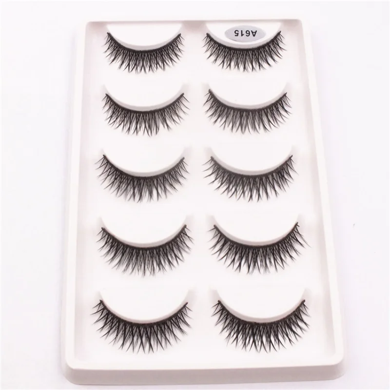 

1pair Natural Thick False Fake Eyelashes Ultra-Lightweight Naturally Makeup Beauty Extension Tools For Beauty Cosmetic TSLM1