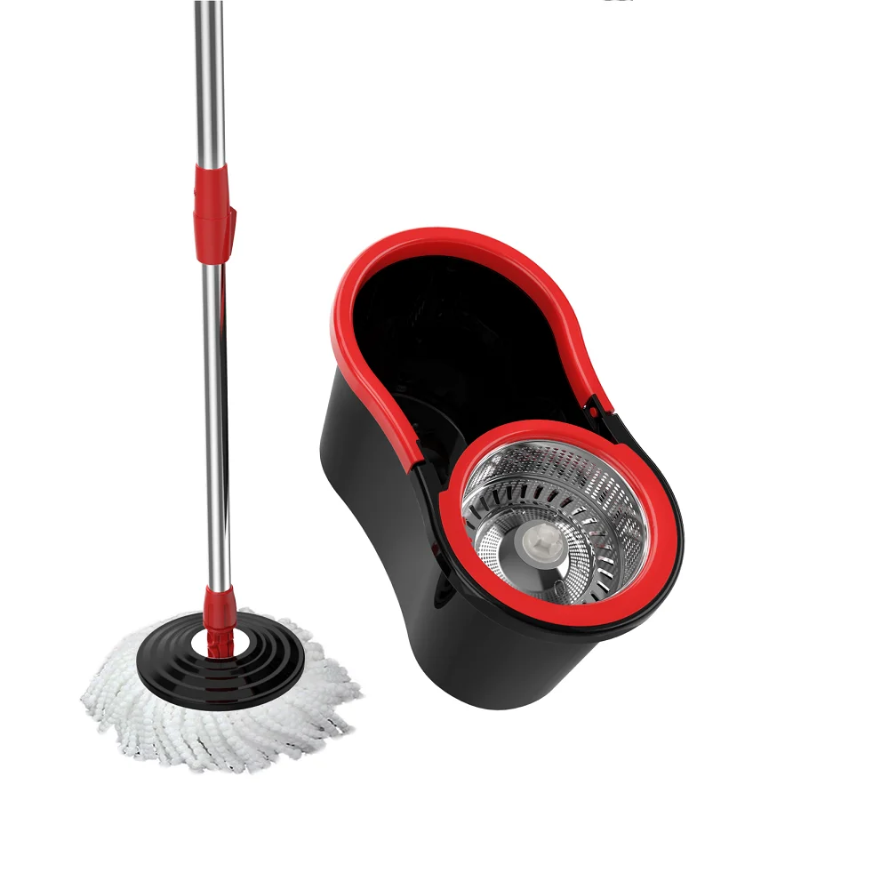 Швабра SOKOLTEC из нержавеющей стали вращающаяся микрофибры с ведром для мытья пола