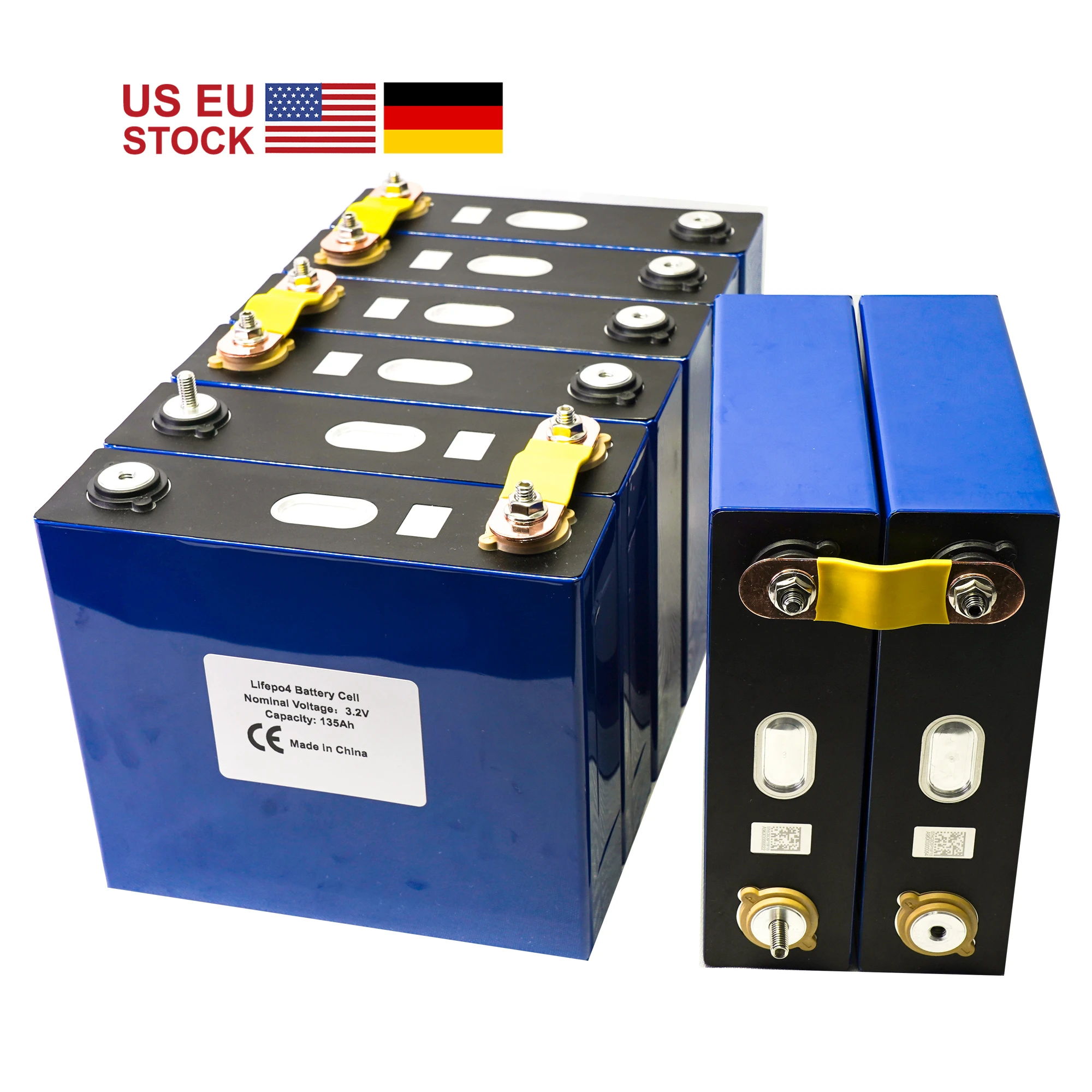

A 3.2V 120AH Lifepo4 Battery Lithium Iron Phosphate Cell Local Warehouse 3-7 Days Fast Delivery to USA Canada Europe