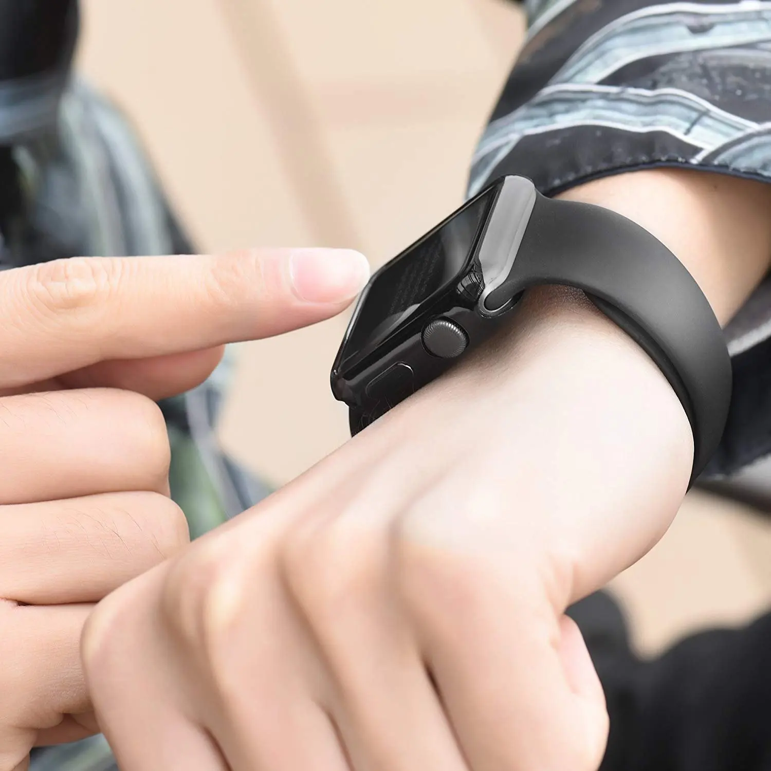 casestrap for apple watch band 44mm 40mm 38mm 42mm 44 mm silicone sport smartwatch belt bracelet iwatch serie 3 4 5 6 se band free global shipping