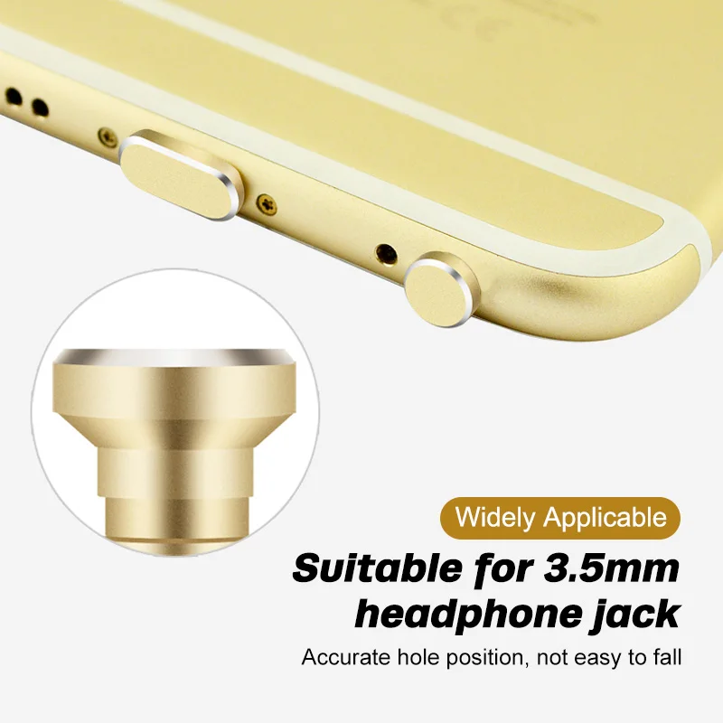 Разъем для наушников FONKEN 3 5 мм пылезащитная заглушка AUX телефона автомобиля