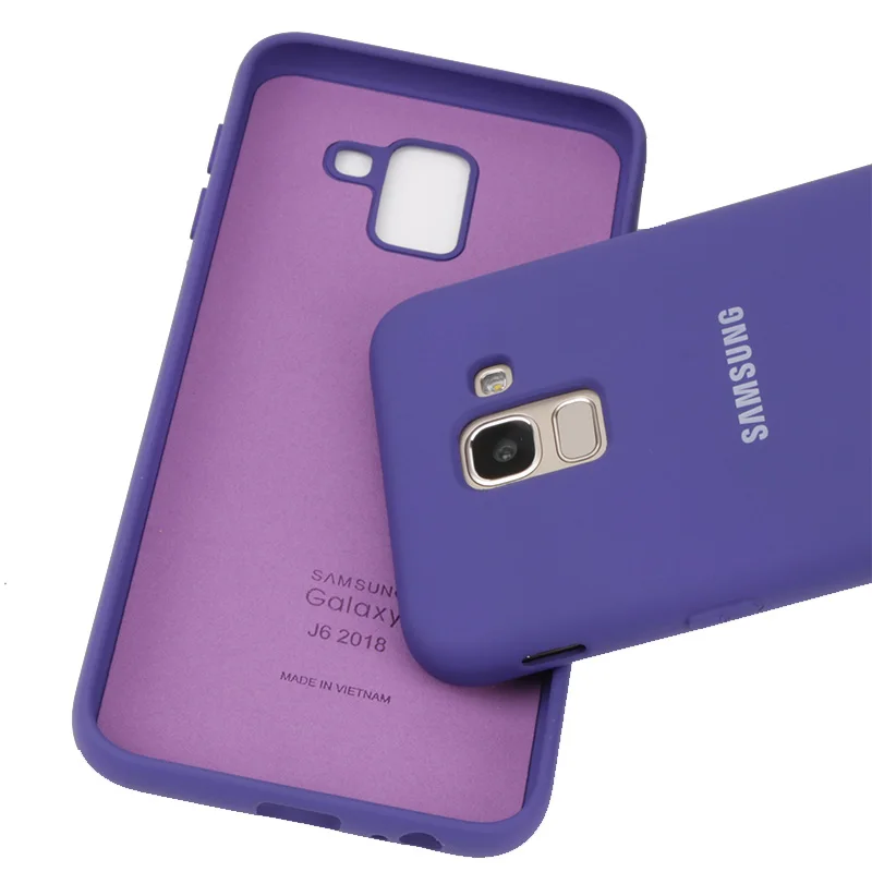 Чехол для Samsung Galaxy J6 2018 чехол J600 J600F мягкая задняя крышка из жидкого силикона Plus J610F