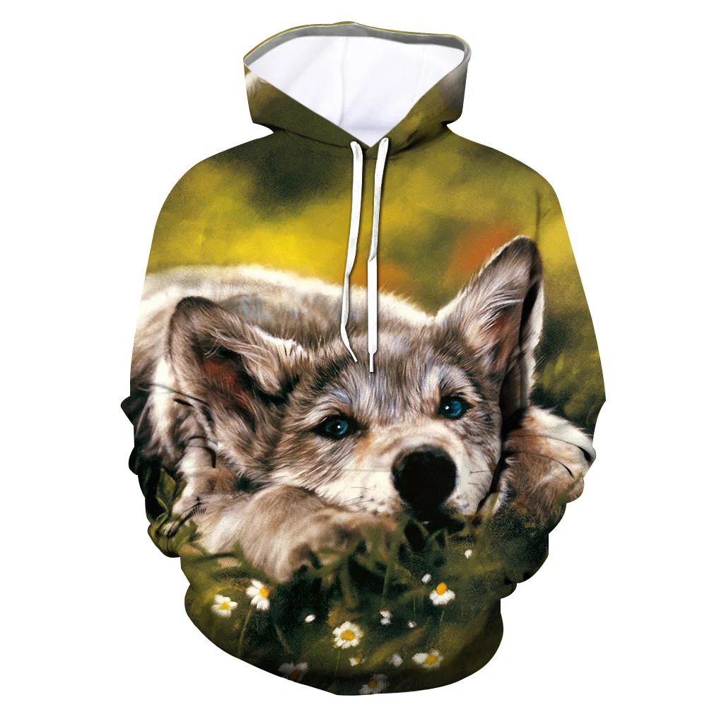

3D Printing Hoodies Sweatshirt Cute Dog Men's And Women's Autumn Clothes Harajuku Fashion Popular Long Sleeve Pullover Casual