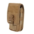 На открытом воздухе тактическая сумка Molle Чехол 600D мобильный телефон Сумка военный тактический камуфляж Чехол-Сумочка с креплением на ремень