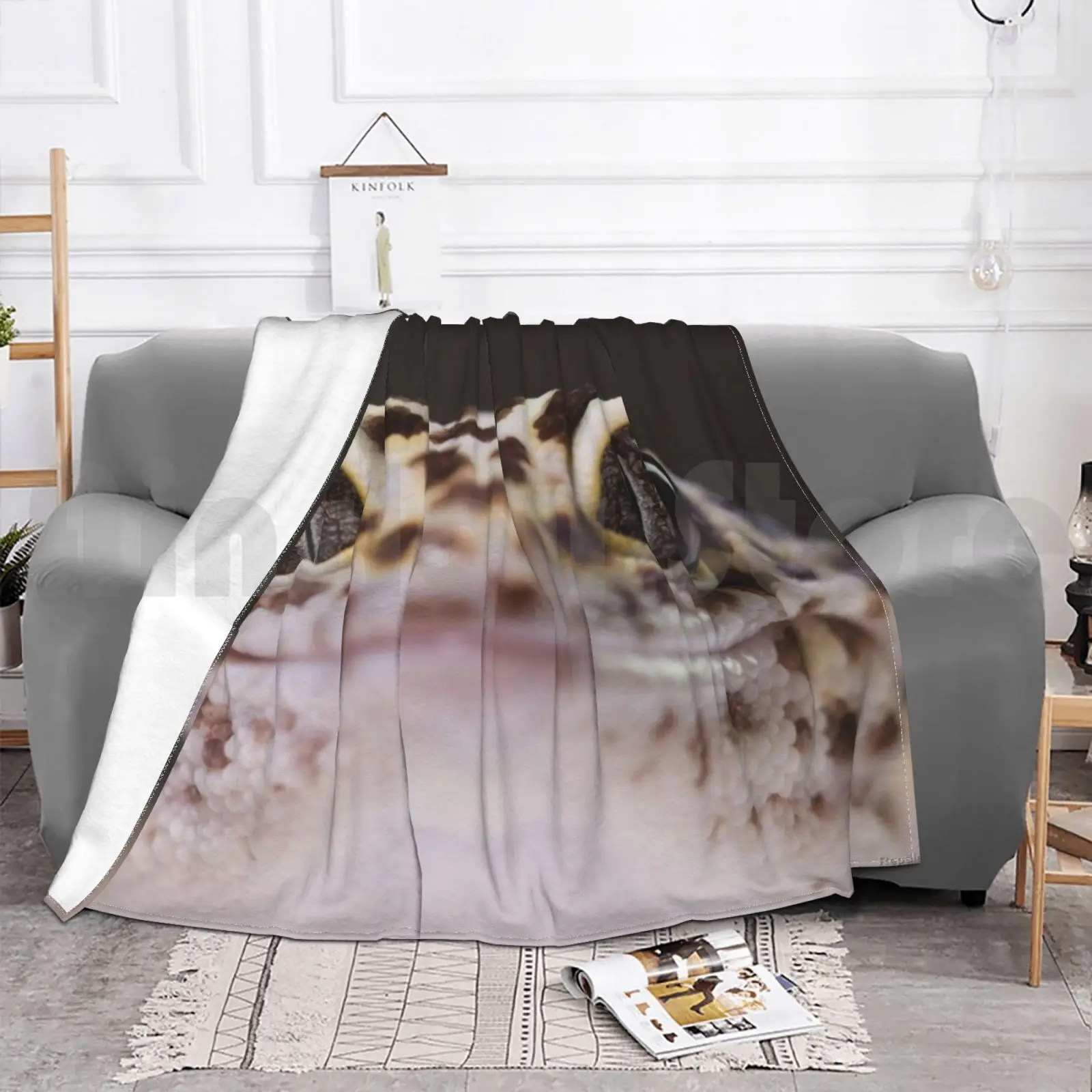 Одеяло в виде леопарда Gecko для дивана кровати путешествий животных ящерицы дикой