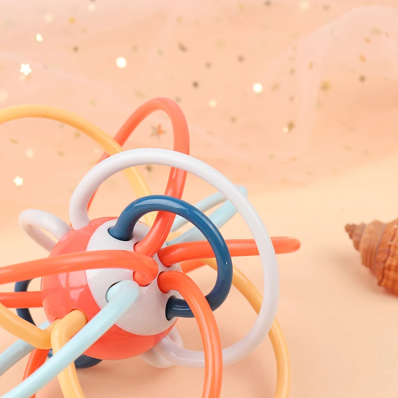 

0-12 Months Newborn Baby Safe Toys Early Educational Rattle Teether Baby Toys