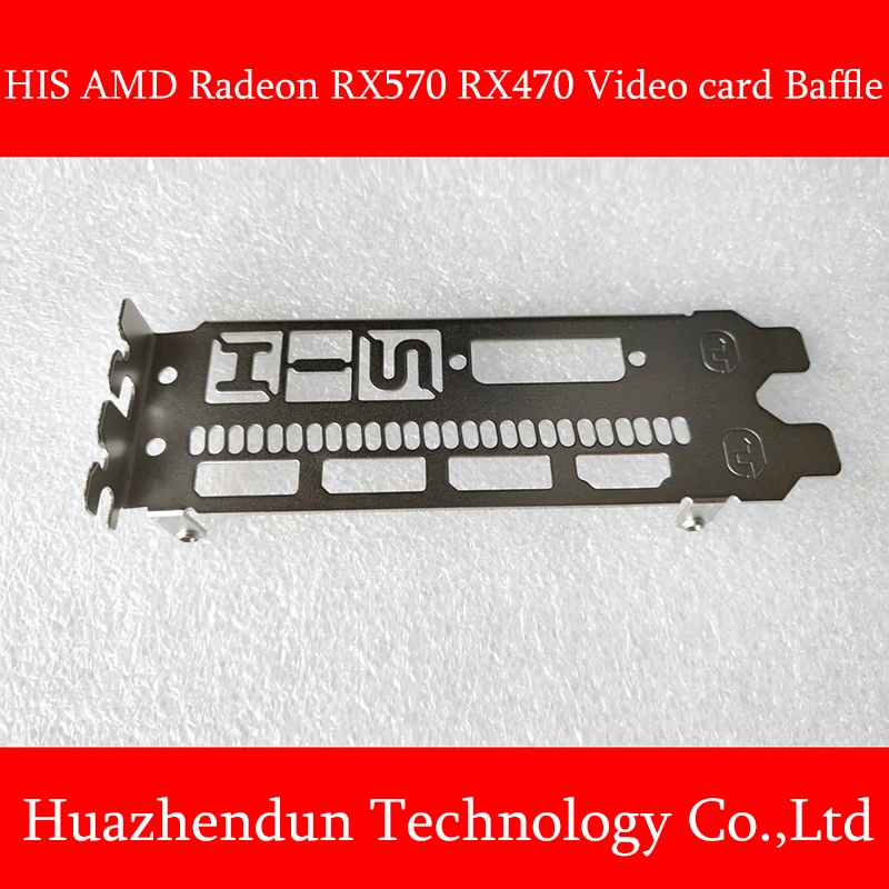 Кронштейн RX570 для видеокарты AMD Radeon RX 570 RX570 RX580 RX470 RX480 12 см 3 * DP + 1 * HDMI перегородка для видеокарты
