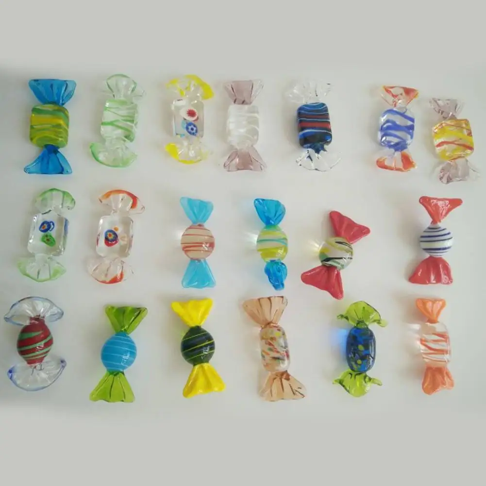 

LumiParty 20 pcs Vintage Murano Glas Sweets Candy Wedding Xmas Party Home Decorations Gift-25