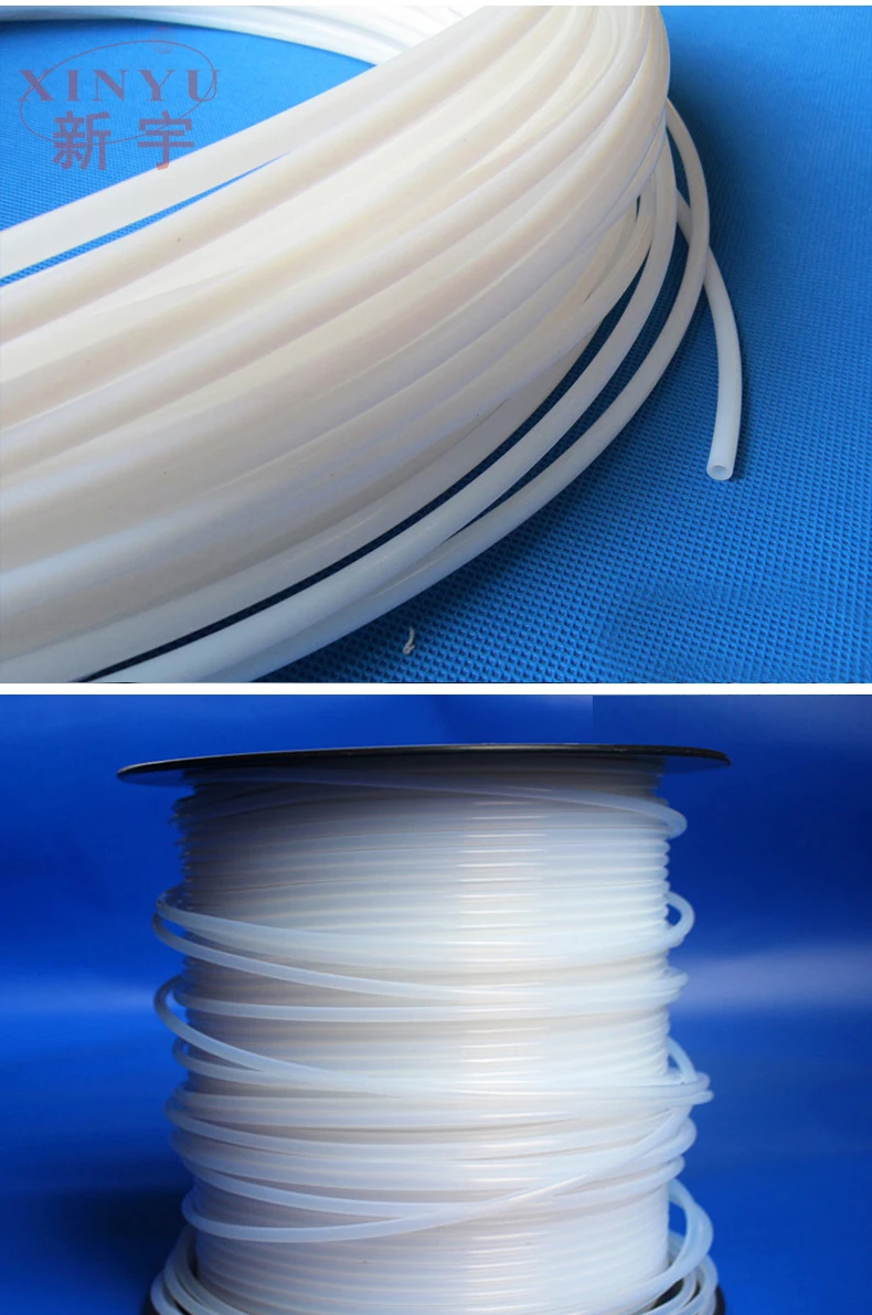 100% чистый PTFE трубка F4 Труба шланг белая ПТФЭ труба завод медицинский трубы