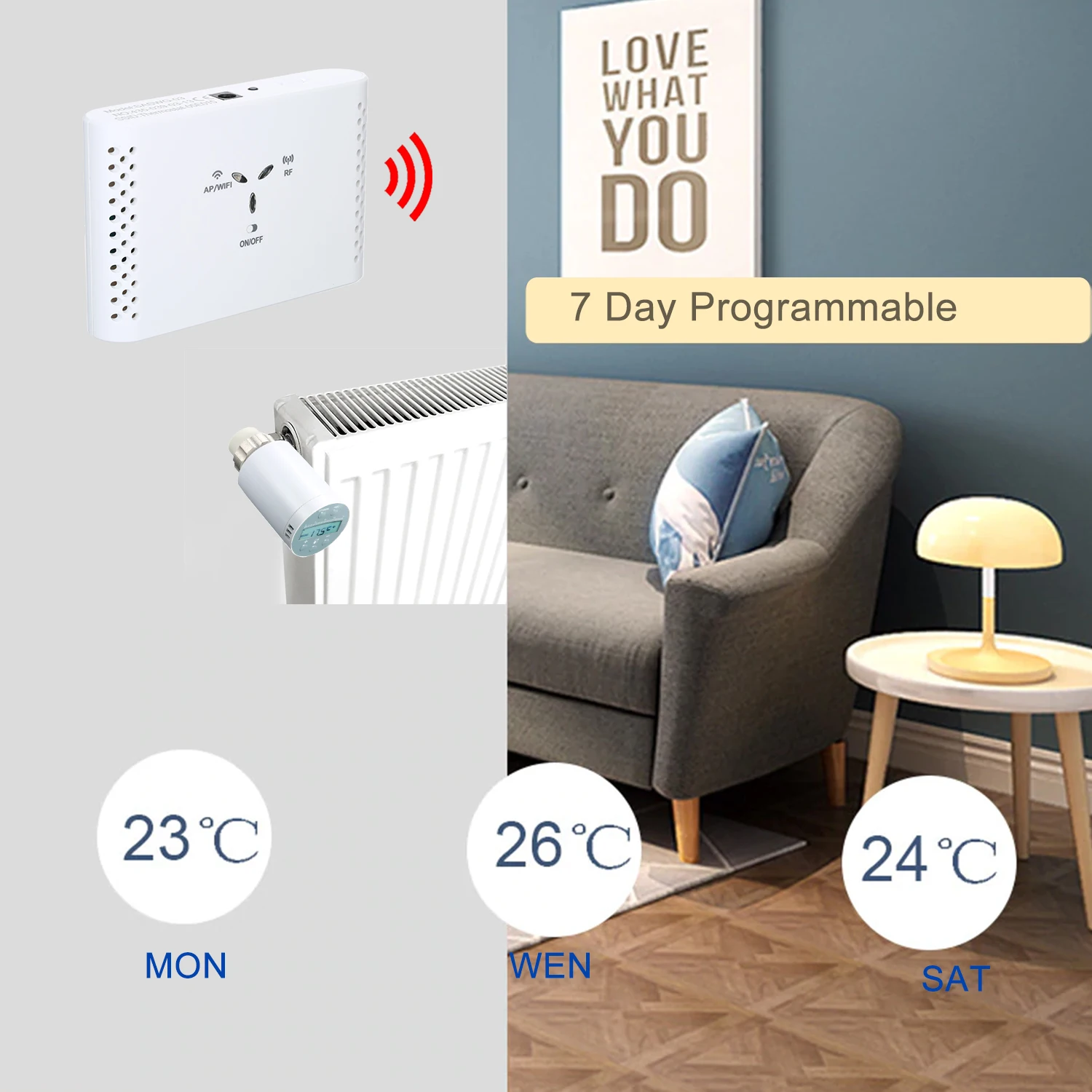 WIFI умный термостат регулятор температуры для электрического напольного