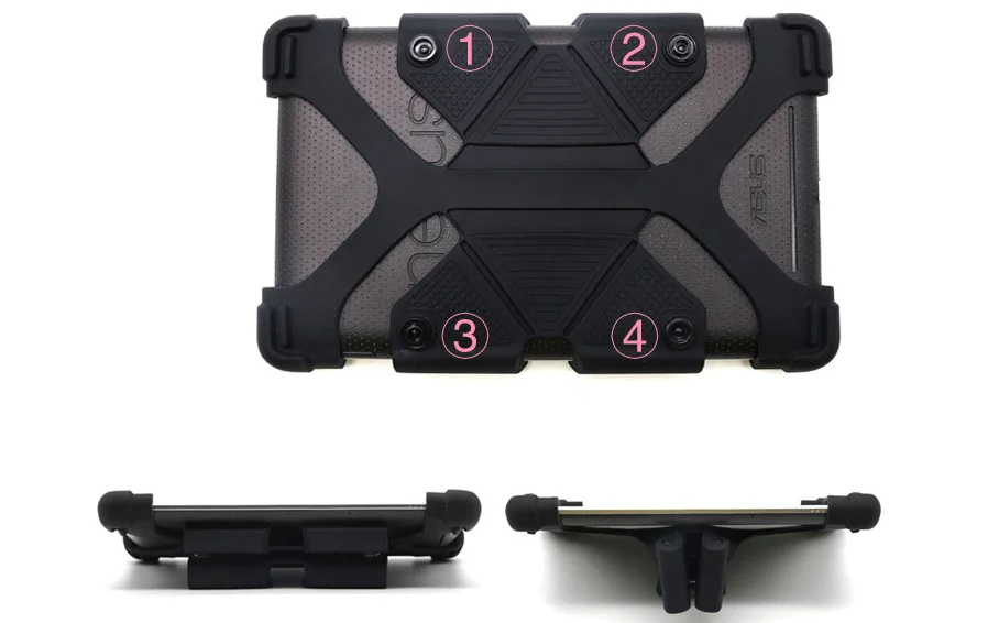 Универсальный Регулируемый силиконовый чехол 7-8 дюймов протектор моющийся для