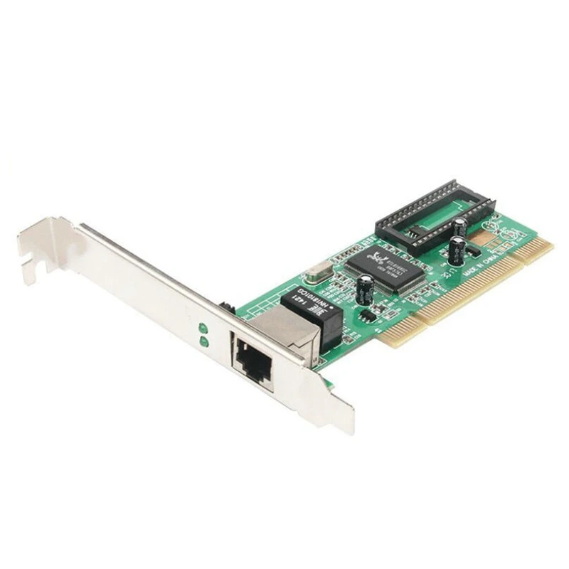 

Сетевая карта PCI Gigabit Fast Ethernet, сетевой адаптер для настольного компьютера 8169, чип PCI Gigabit, сетевая карта