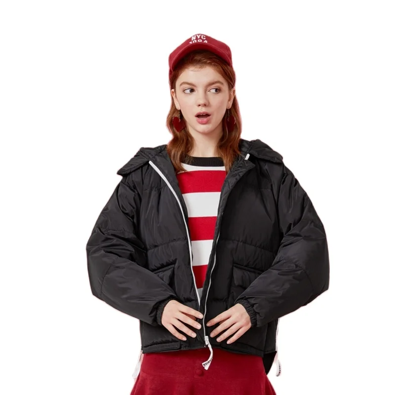 Куртка SEMIR женская утепленная с капюшоном короткая парка 5 цветов зима 2021 |