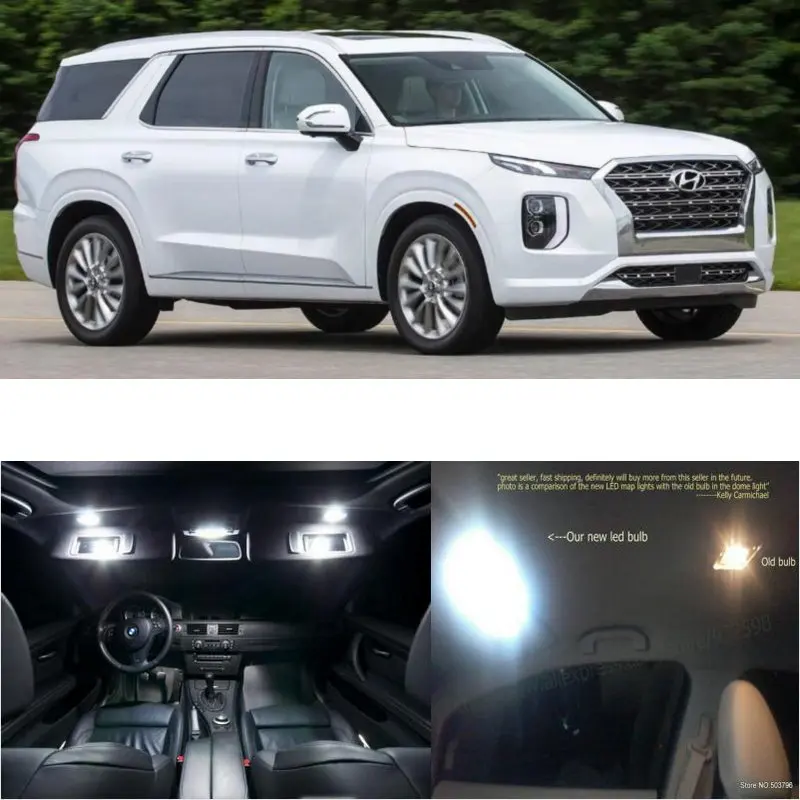 Светодиодные внутренние фары для Hyundai Palisade 2020 11 шт. светодиодные автомобилей
