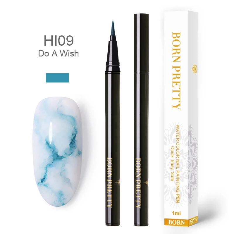 BP-HI09 BORN PRETTY Цветущий лак для ногтей акварельный лак для ногтей чернильный лак для ногтей DIY дизайн 12 цветов - Цвет: BP-HI09