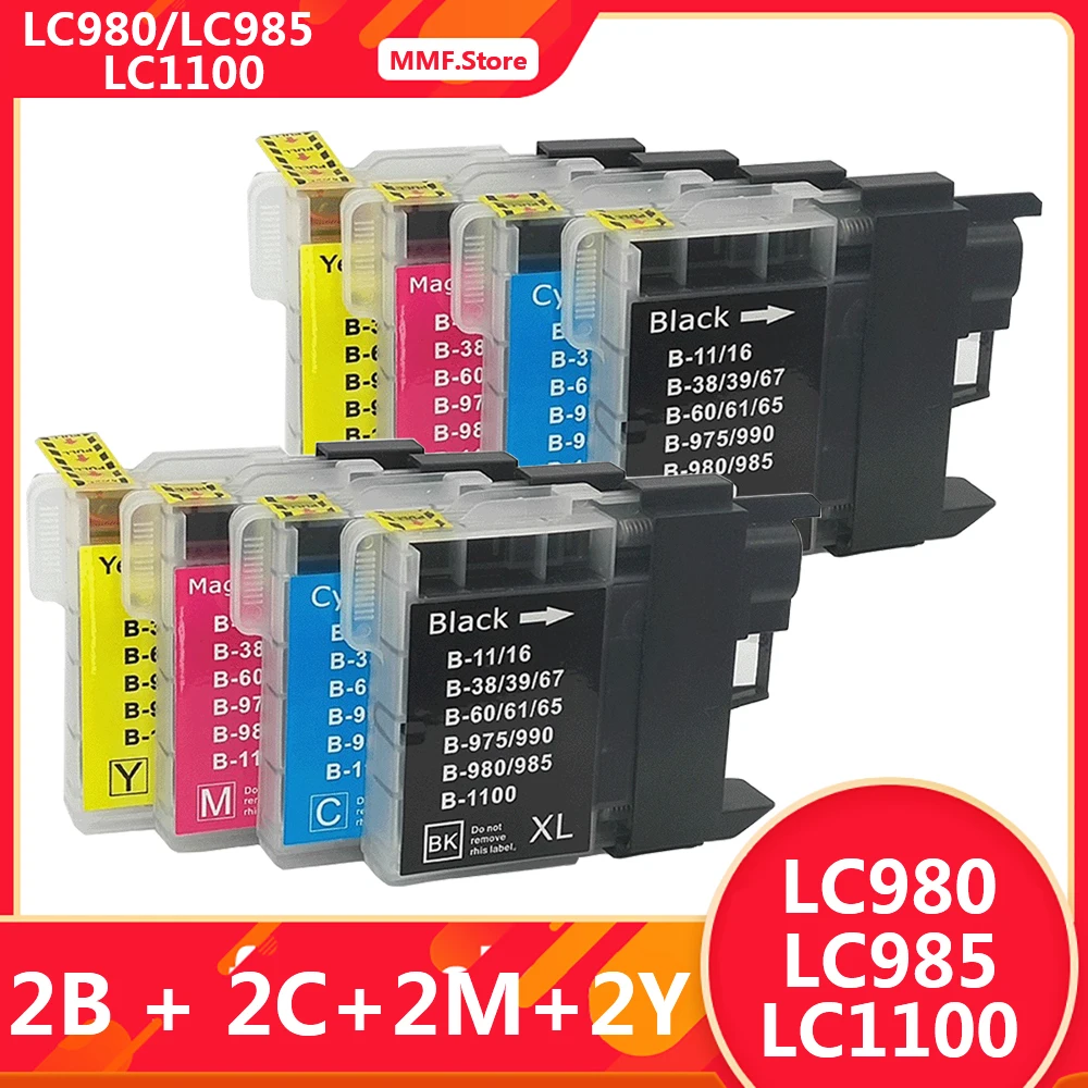 MF для Brother LC-980/LC-985/LC-1100 MFC 250C 255CW 5490CN 5890CN 6890CDW 795CW J415W J615W DCP 145C 185C 195C 365CN 395CN 585CW |