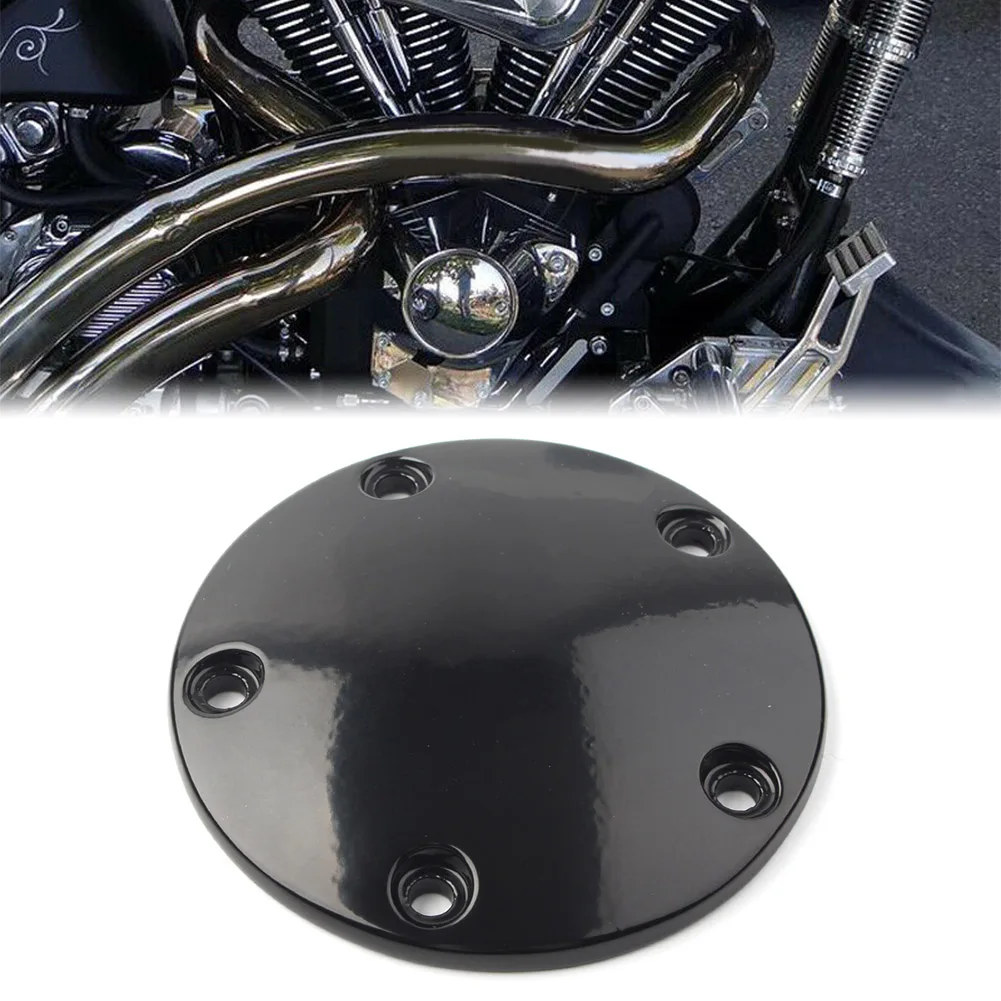 Черный алюминиевый таймер для мотоцикла 7805-0080 с 5 отверстиями моделей Harley Davidson Twin