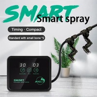 intelligent fogger water humidifier timer automatic watering touch screen indoor mist spray system kits sprinkler for rainforest