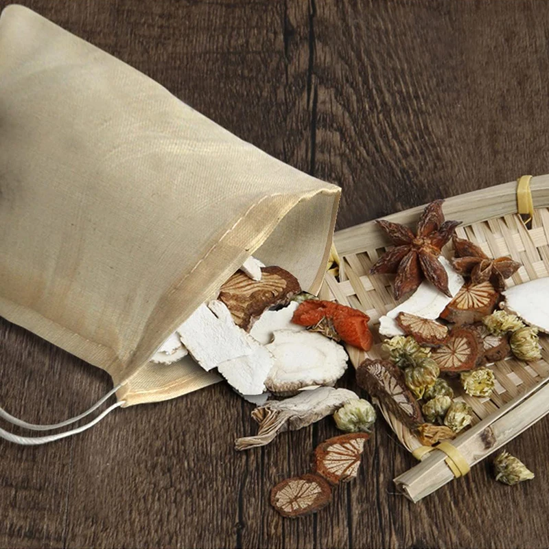 10 шт. хлопковые чайные пакеты на шнурке | Дом и сад