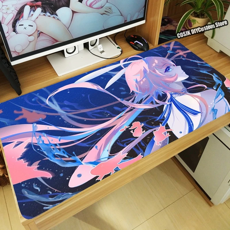 Новый Коврик для мыши Аниме Honkai Impact 3 Yae Sakura большой милый игровой коврик