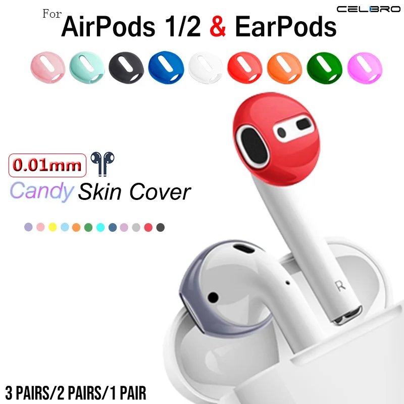 Чехол для наушников Airpods 1 2 силиконовый защитный чехол Apple Xiaomi Air2s Huawei Freebud
